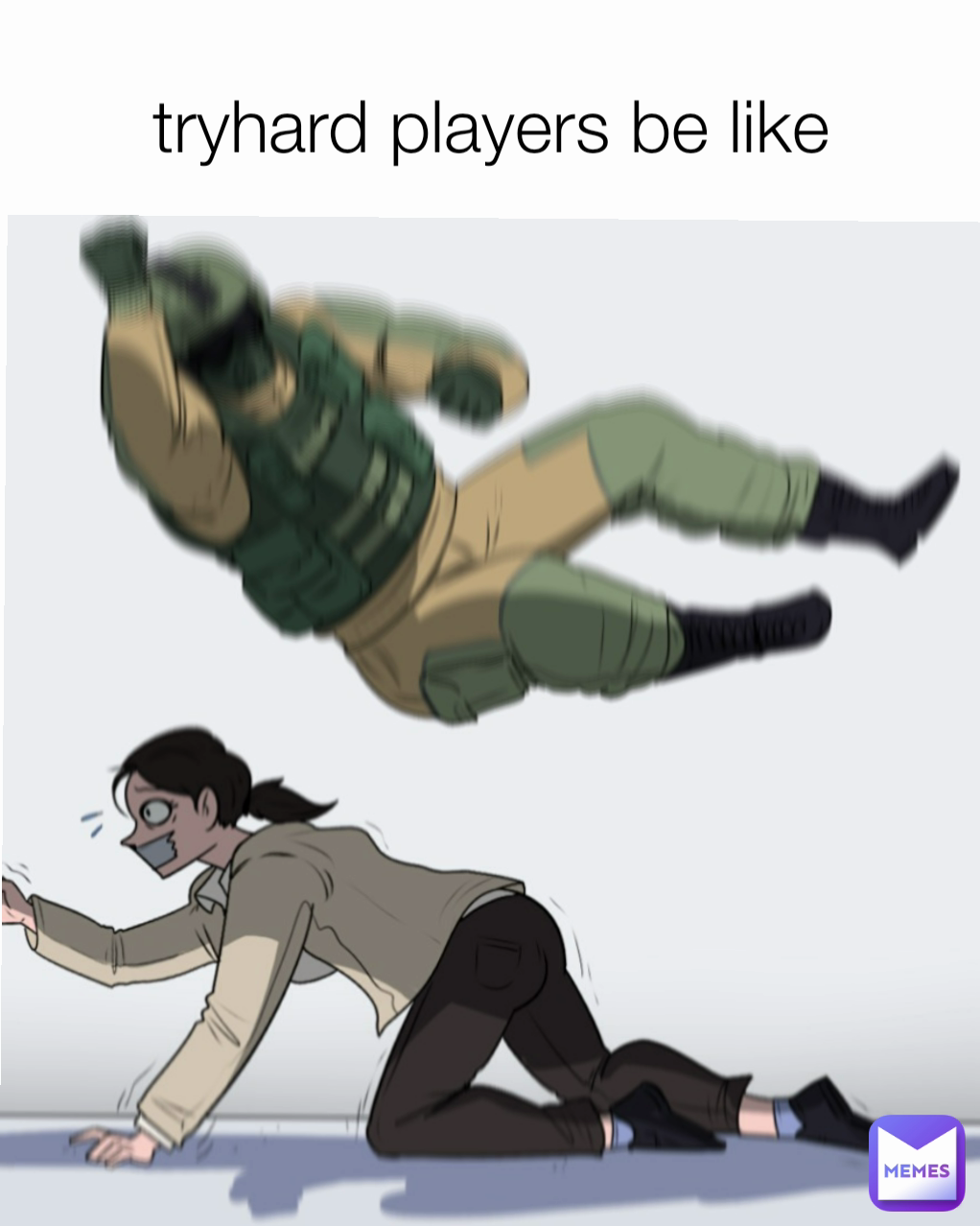 tryhard players be like