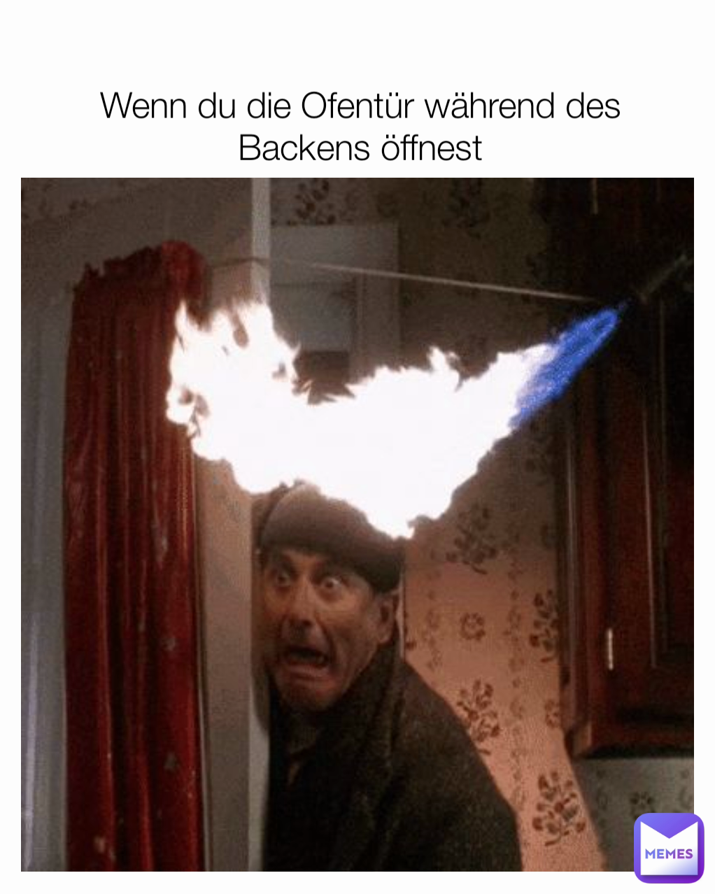 Wenn du die Ofentür während des Backens öffnest
