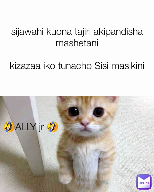 🤣ALLY jr 🤣 sijawahi kuona tajiri akipandisha mashetani

kizazaa iko tunacho Sisi masikini