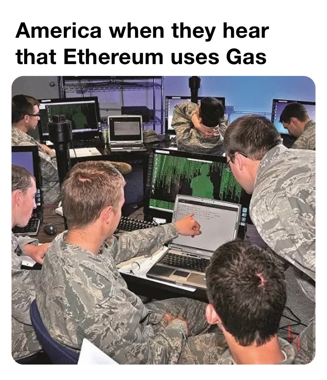 America when they hear that Ethereum uses Gas