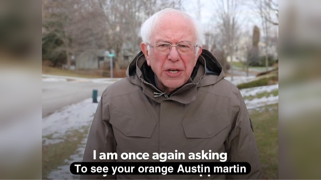 To see your orange Austin martin