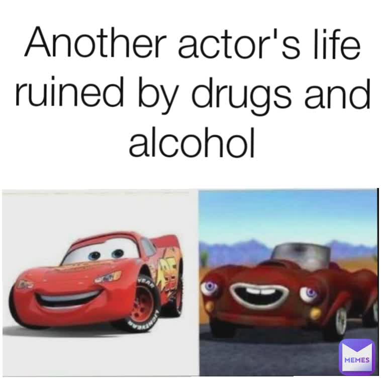 Another actor's life ruined by drugs and alcohol