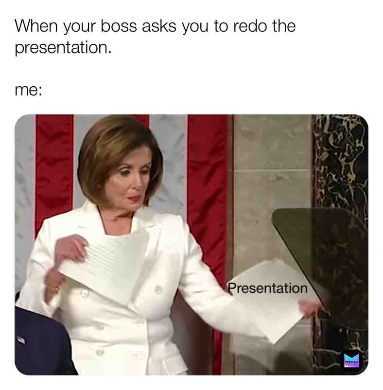 That feeling!
#work #presentation #officememes #myday #howihandle #memes #mymemes #mememes #work