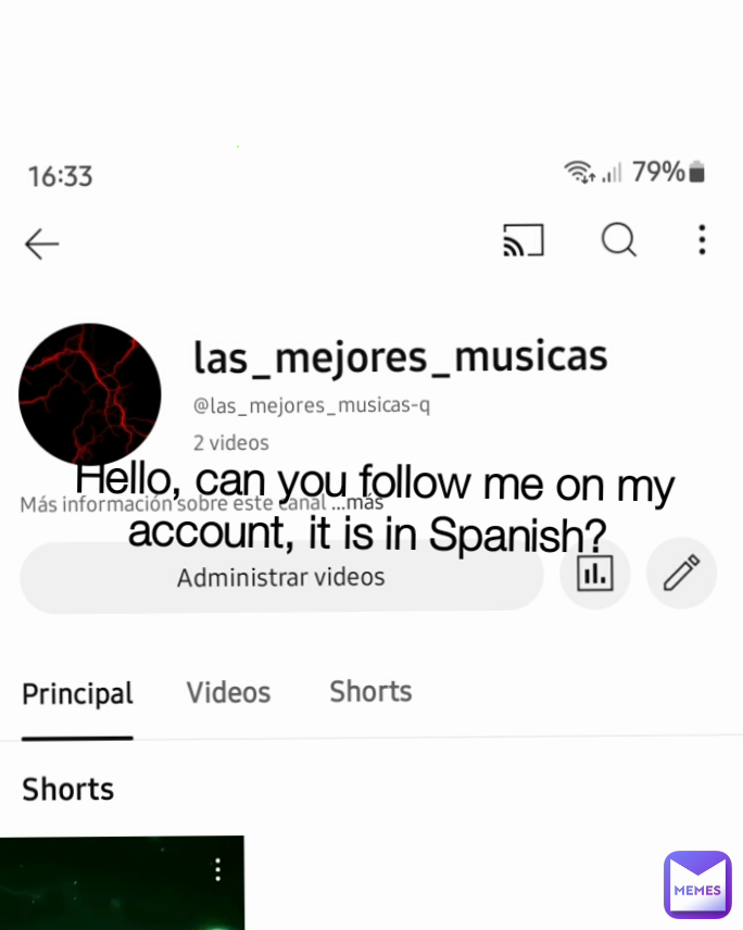 Hello, can you follow me on my account, it is in Spanish? 