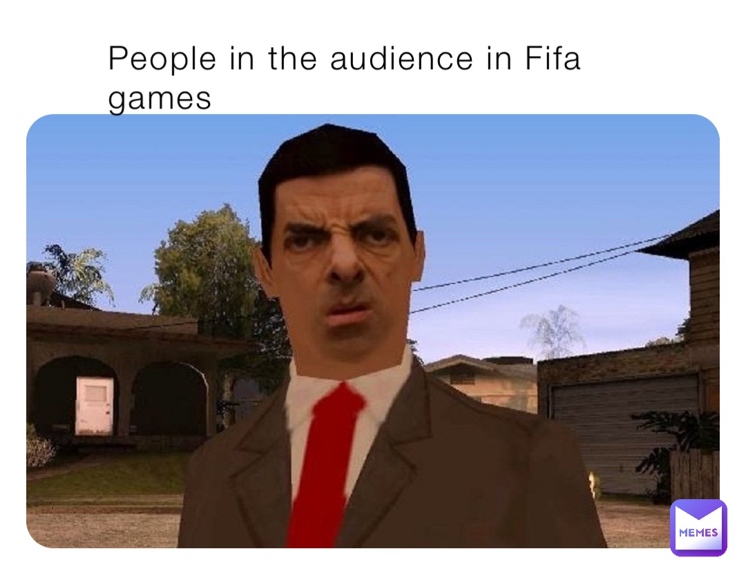 People in the audience in Fifa games
