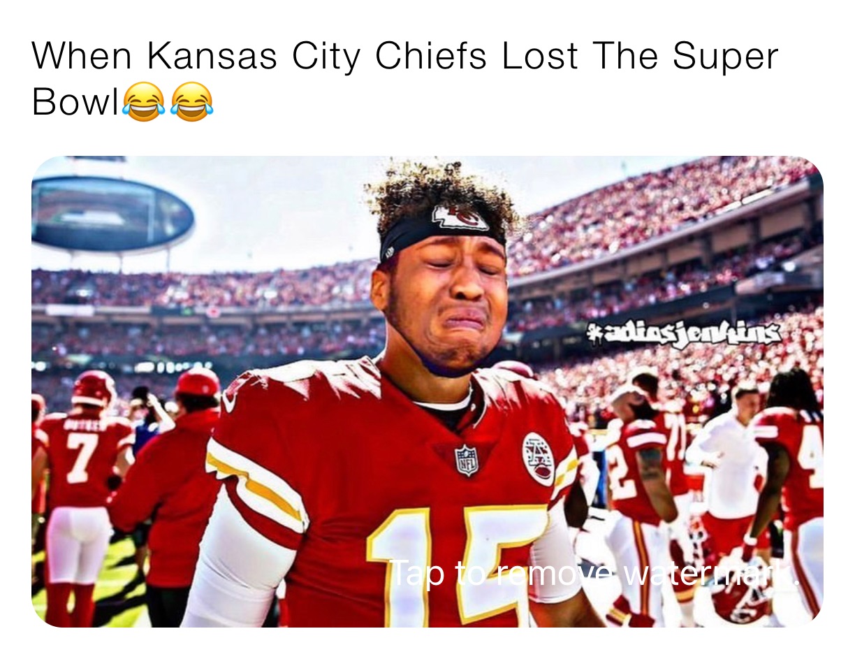 When Kansas City Chiefs Lost The Super Bowl😂😂