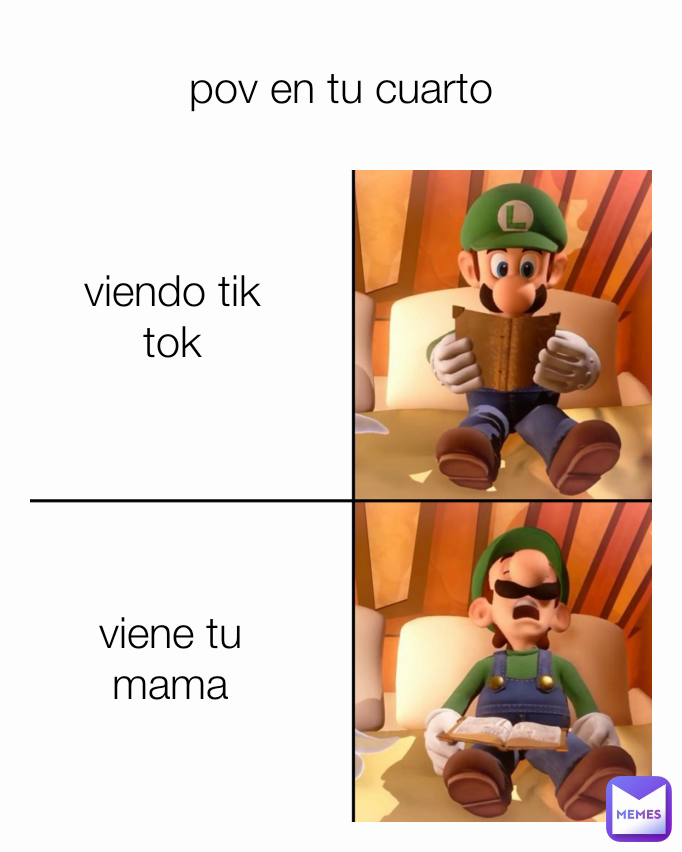 pov en tu cuarto viene tu mama viendo tik tok