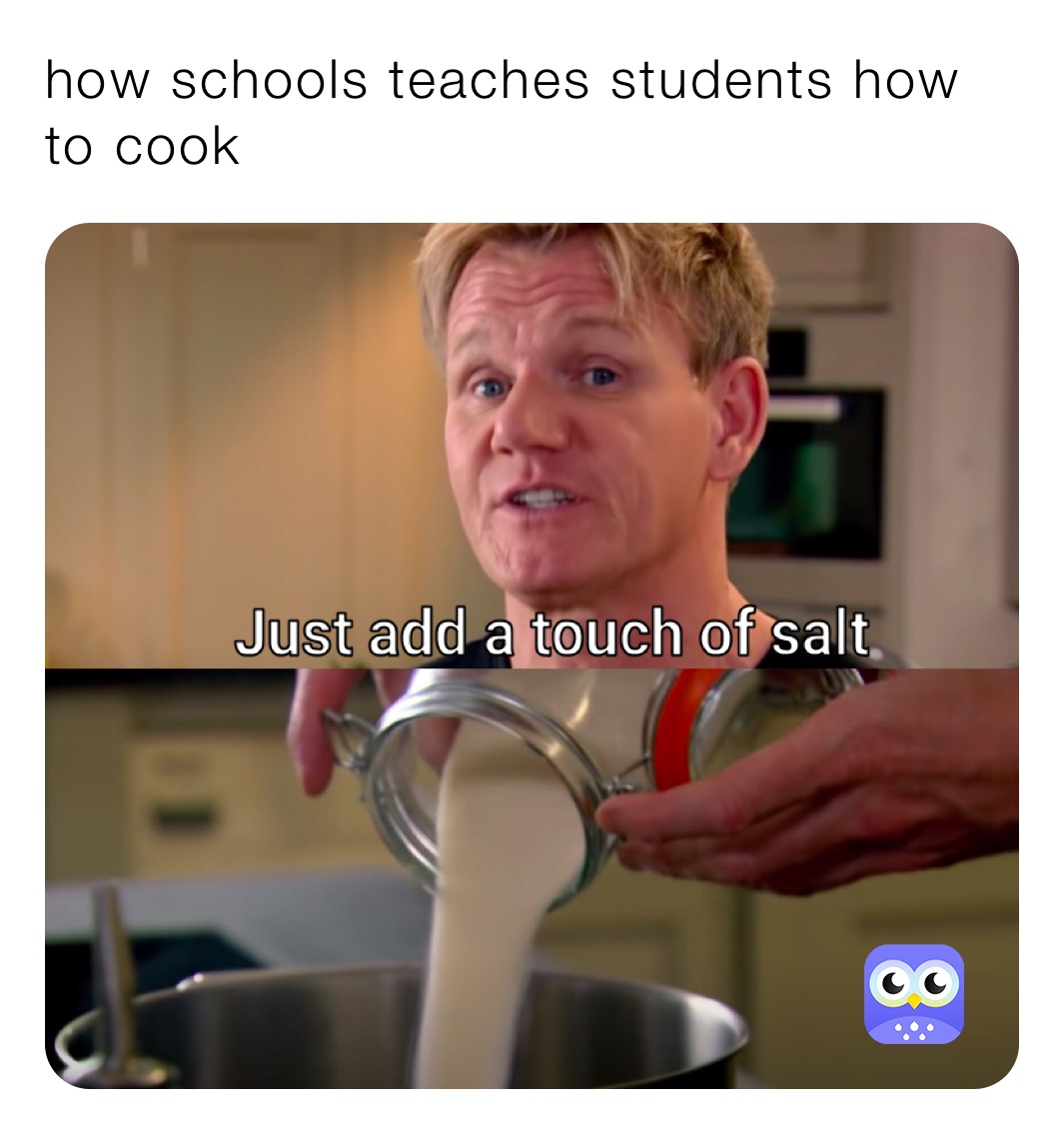 how schools teaches students how to cook 