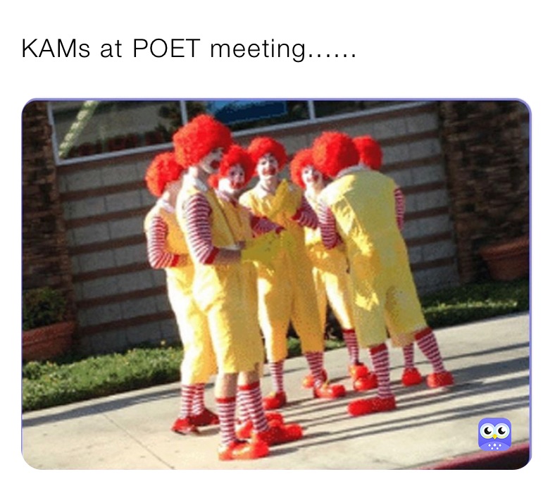 KAMs at POET meeting......