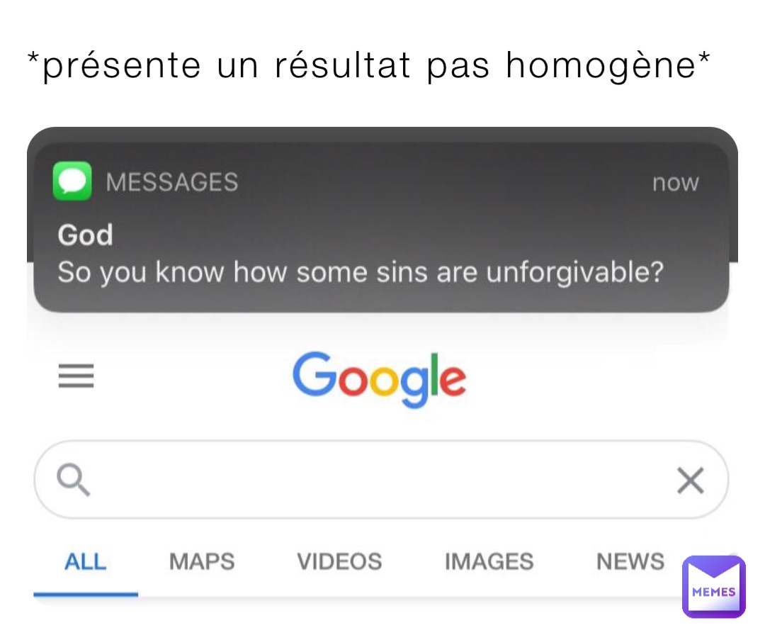 *présente un résultat pas homogène*