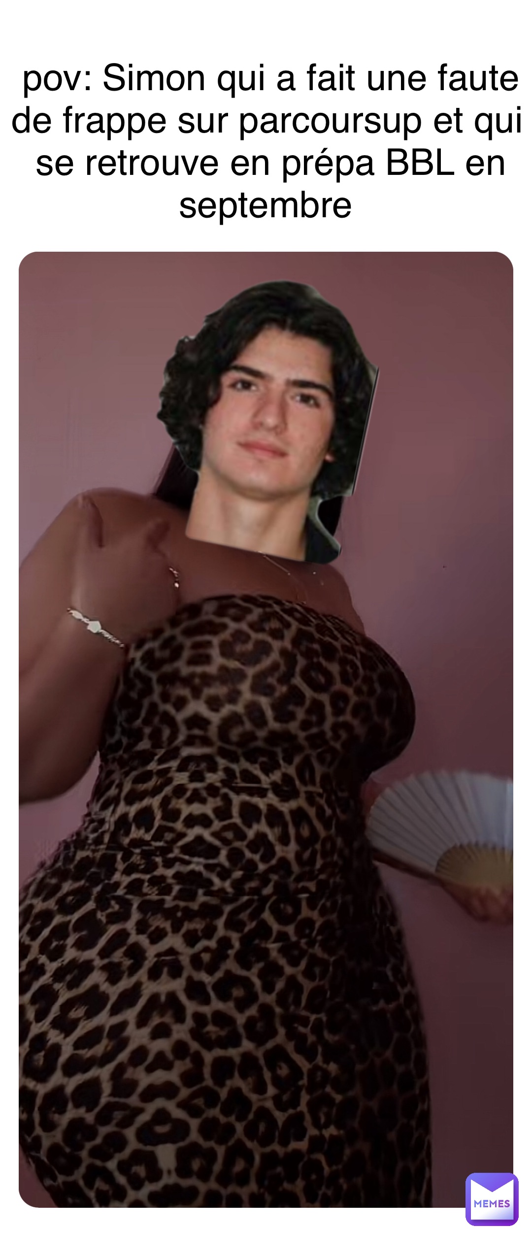 pov: Simon qui a fait une faute de frappe sur parcoursup et qui se retrouve en prépa BBL en septembre