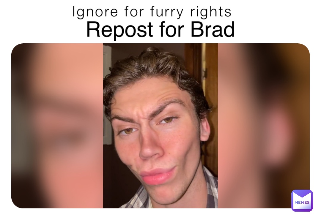 Ignore for furry rights Repost for Brad