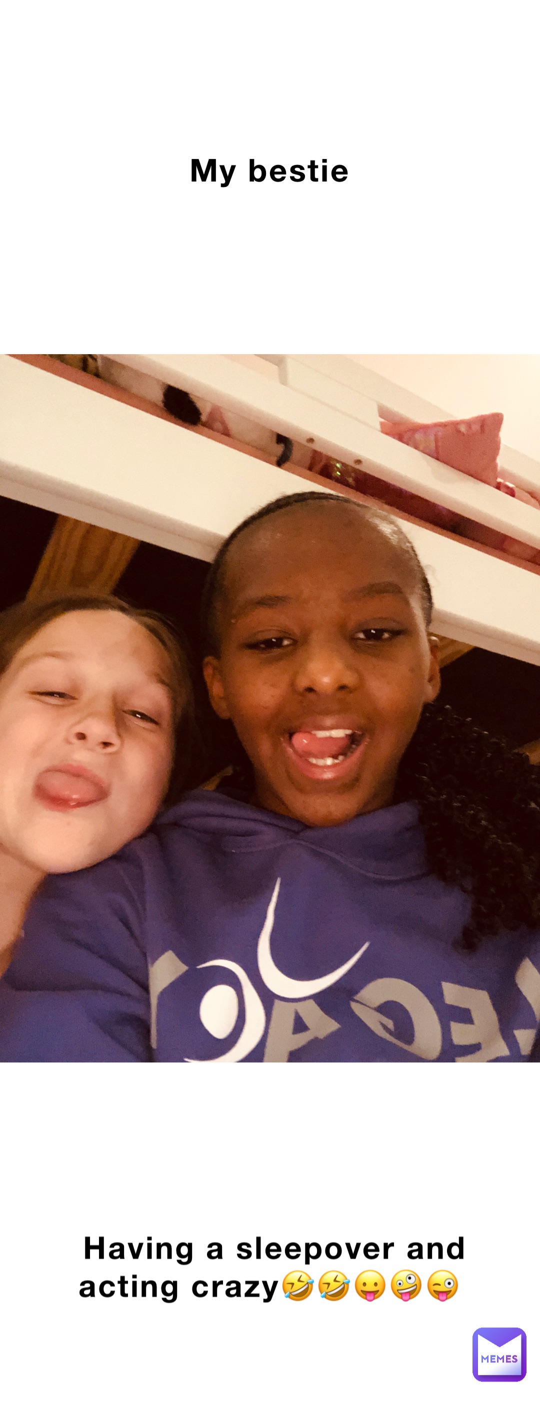 My bestie Having a sleepover and acting crazy🤣🤣😛🤪😜