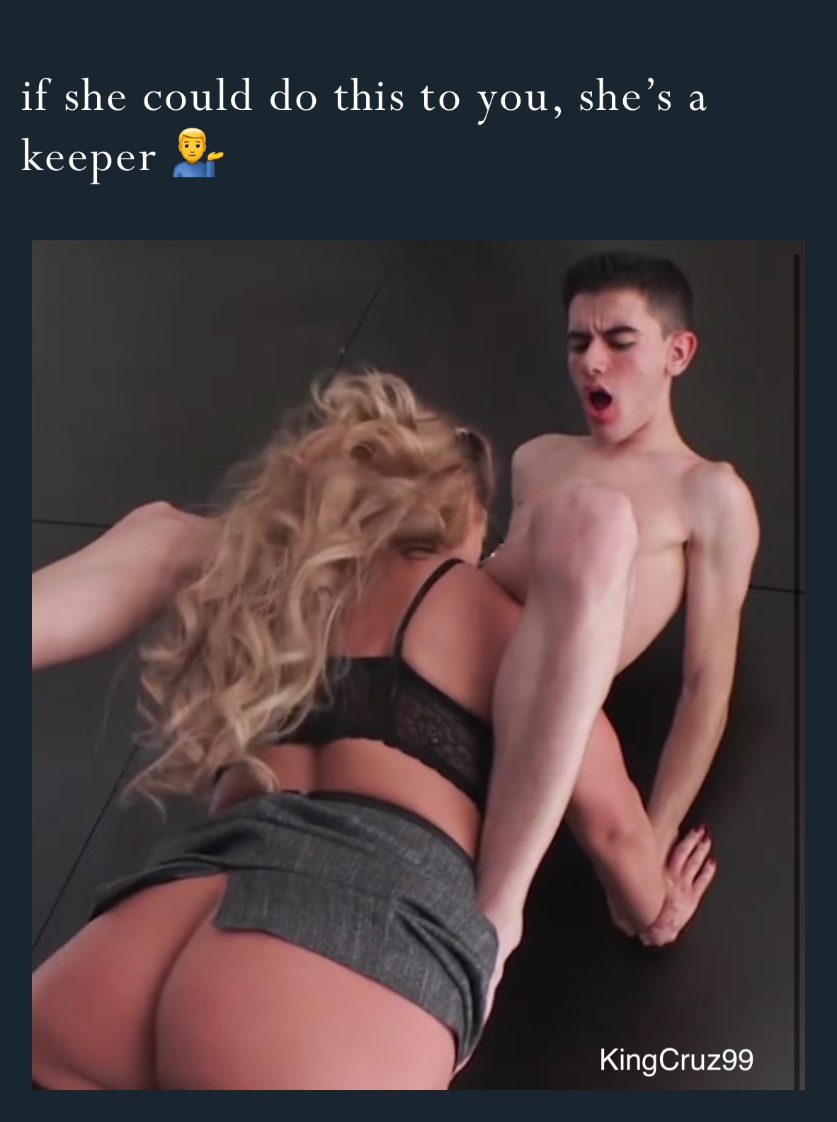 if she could do this to you, she’s a keeper 💁‍♂️