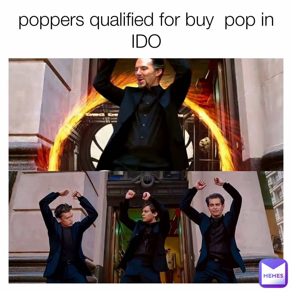 poppers qualified for buy  pop in IDO