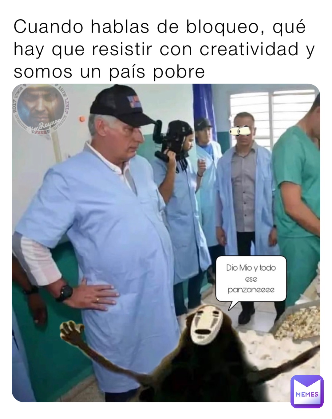 Cuando hablas de bloqueo, qué hay que resistir con creatividad y somos un país pobre