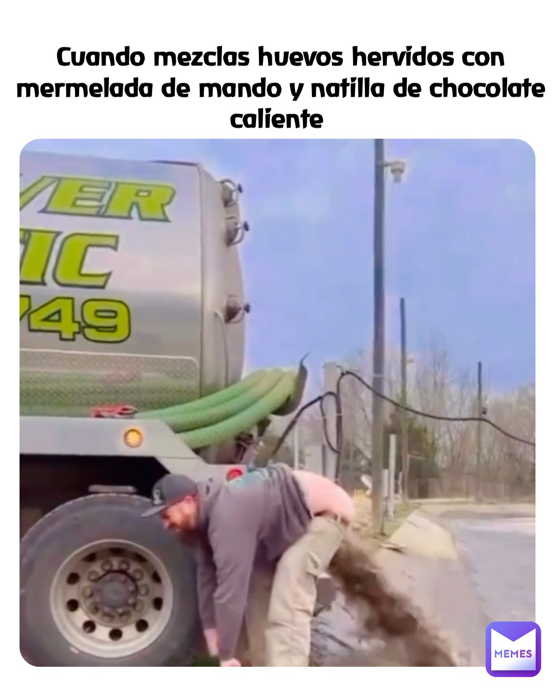 Cuando mezclas huevos hervidos con mermelada de mando y natilla de chocolate caliente