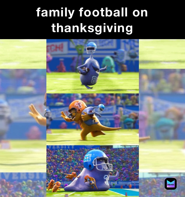 family football on thanksgiving  wearing a mask in public