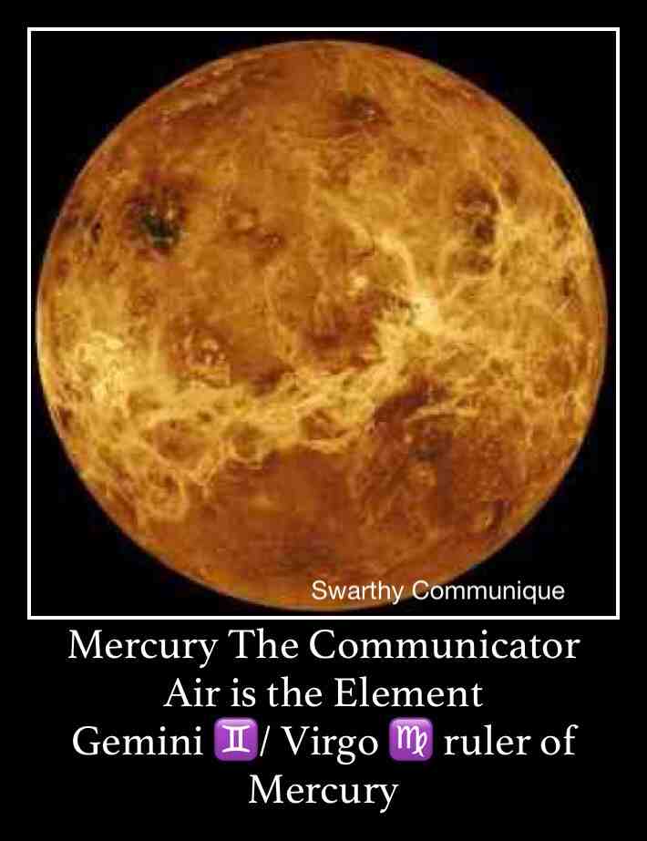 Mercury communicates