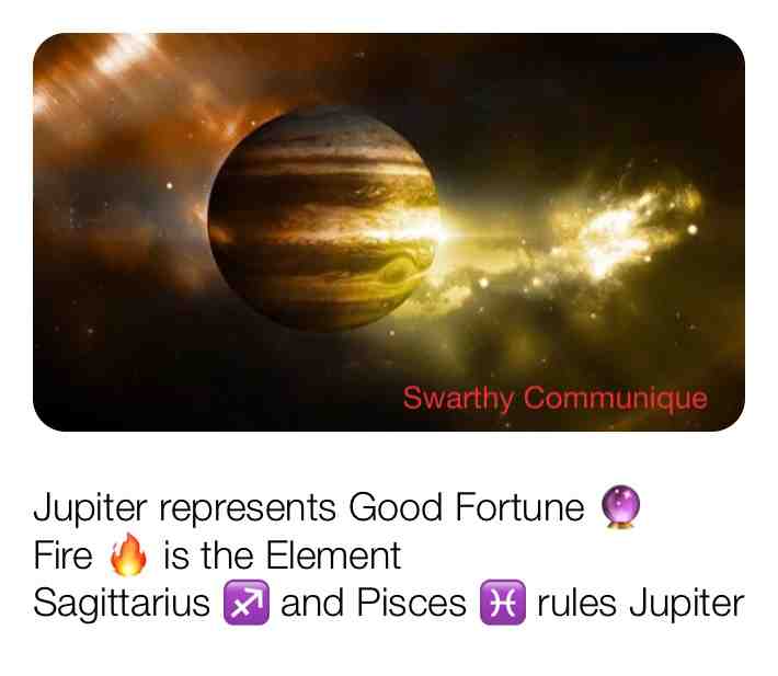 Jupiter is the planet of good fortune π―