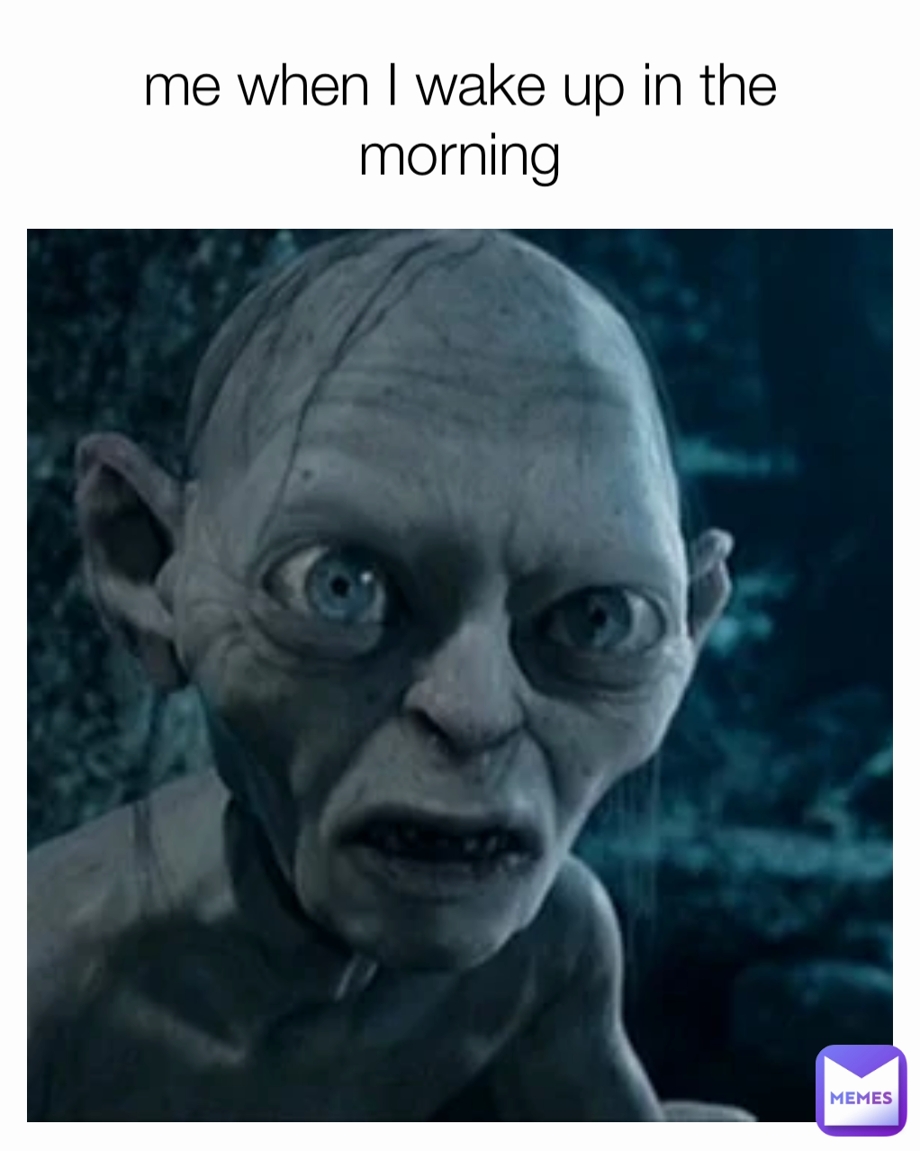 me when I wake up in the morning