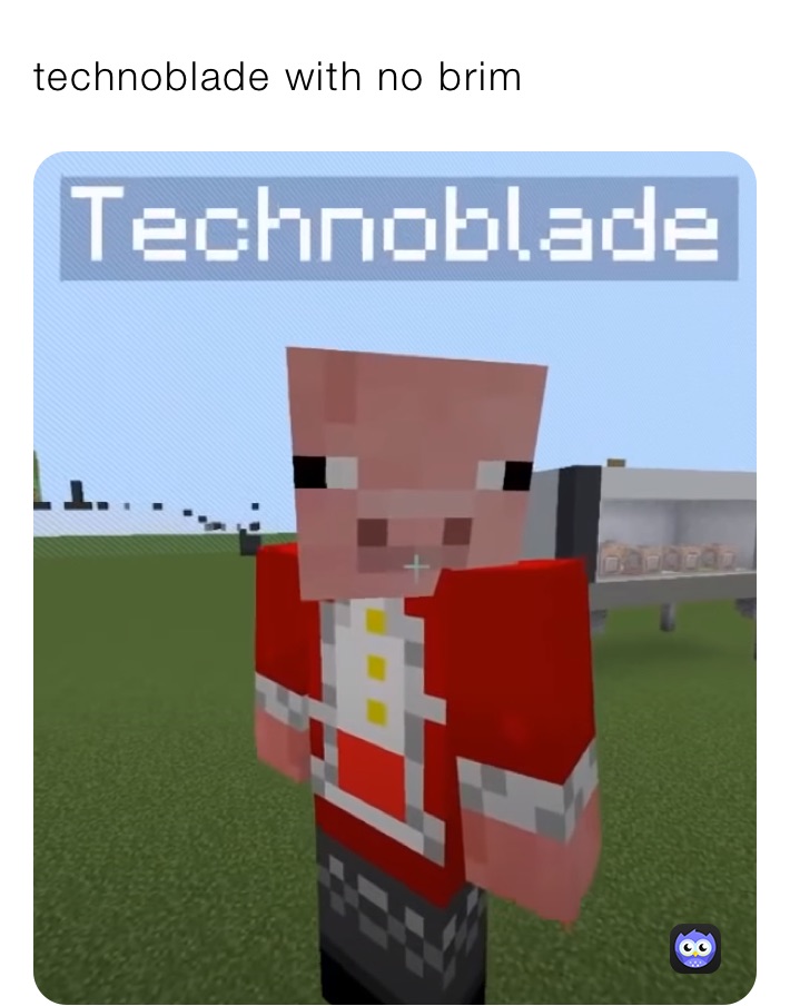 technoblade with no brim 