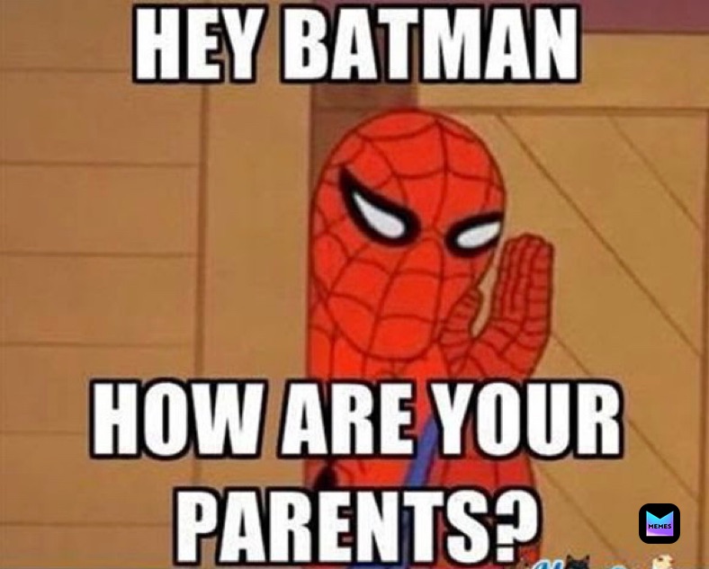 spiderman batman uncle ben meme