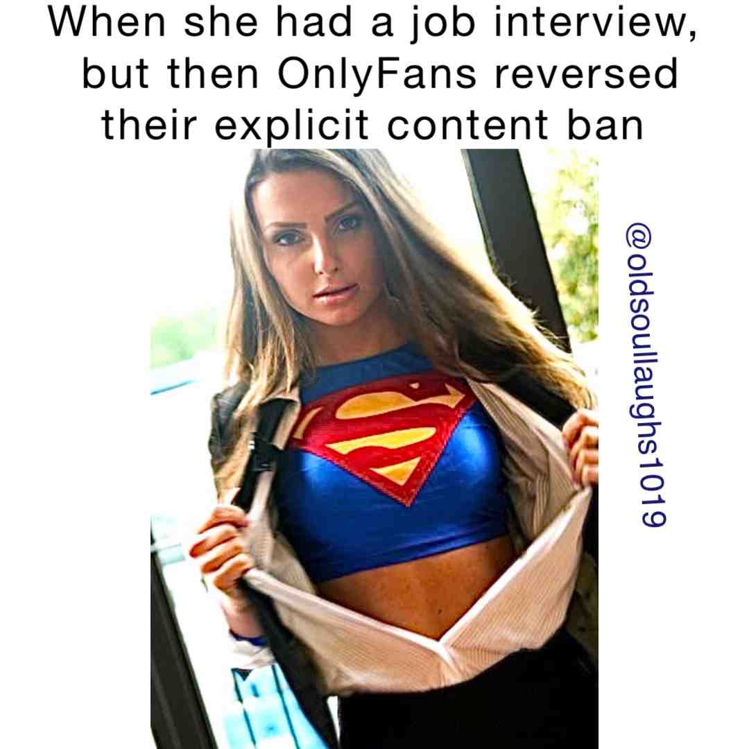 No longer need to be a real secretary so now she can go run back up her OnlyFans page