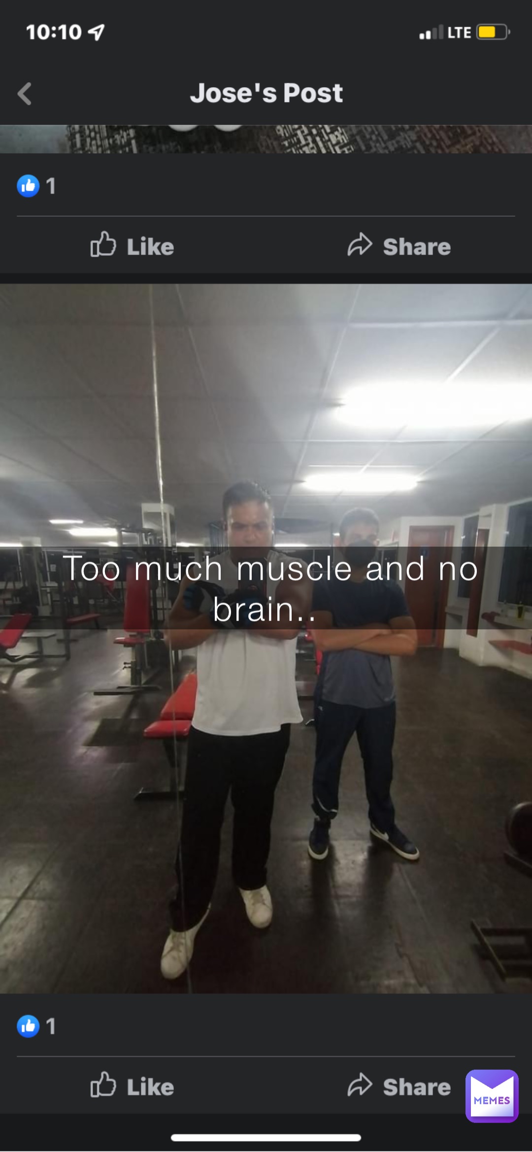 Too much muscle and no brain..