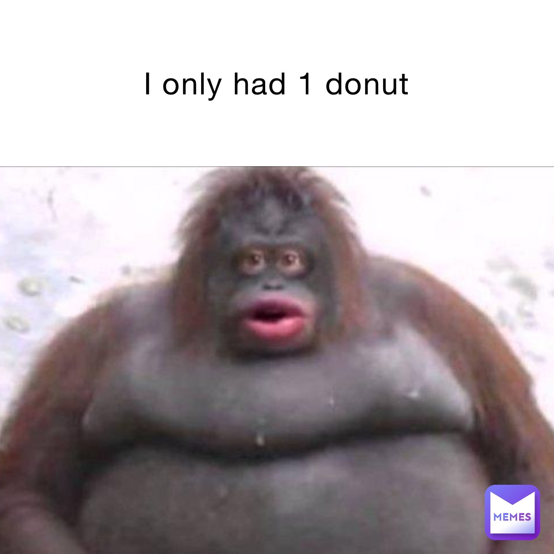 I only had 1 donut