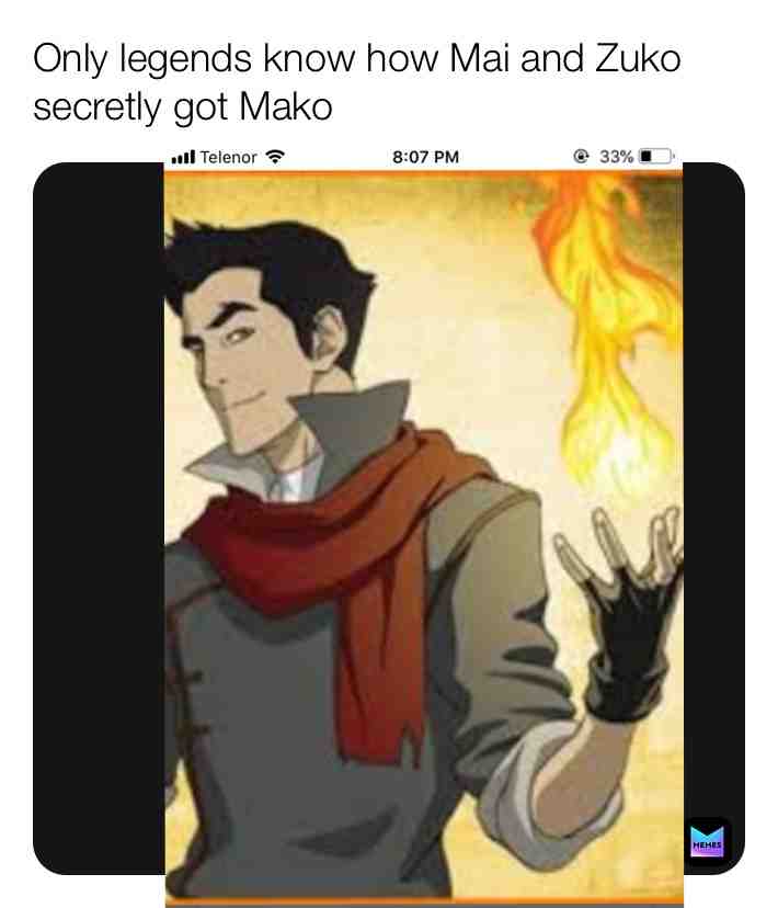 #lol #legendofkorra #mako #mai #zuko #shipname