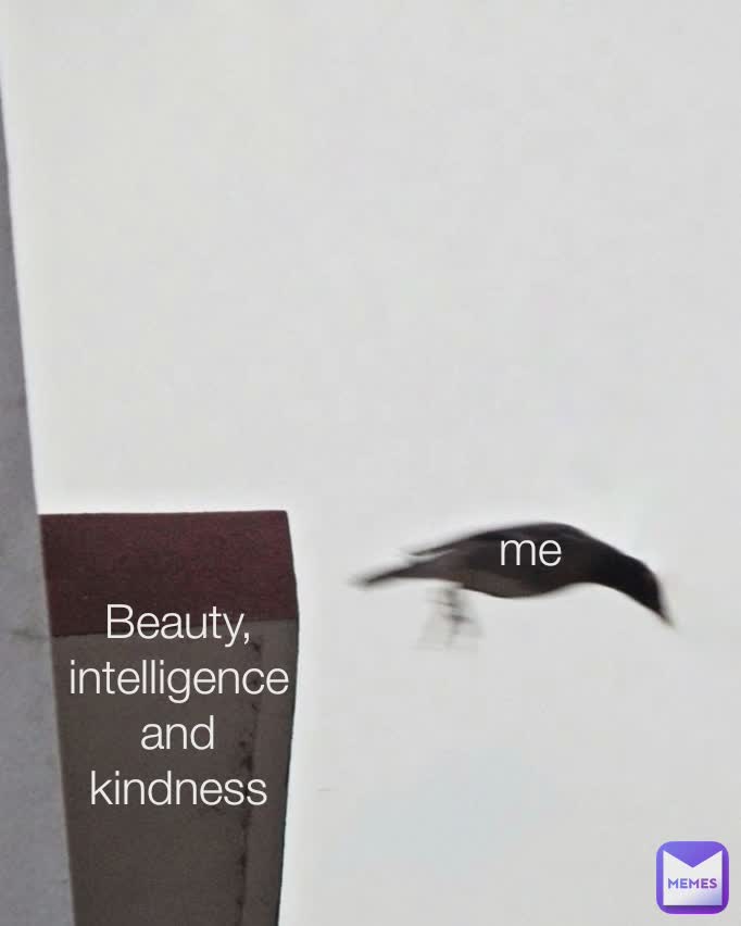 Beauty, intelligence and kindness me