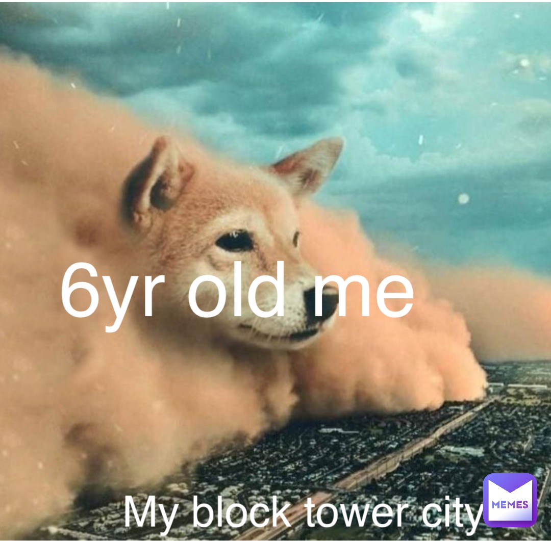 Double tap to edit My block tower city 6yr old me