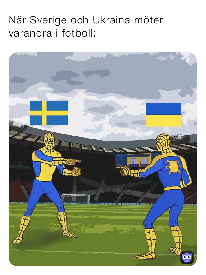 När Sverige och Ukraina möter varandra i fotboll: