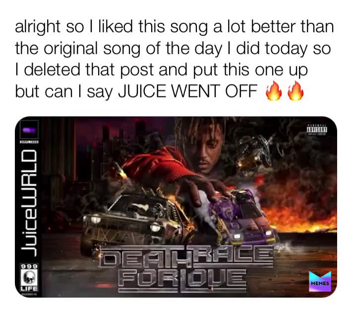 Song of The Day:
Syphilis - Juice WRLD 
omg this song is so hard  #rap  #songoftheday