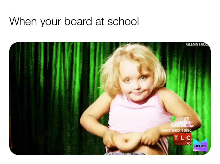This girl is 9 and she playing with her belly