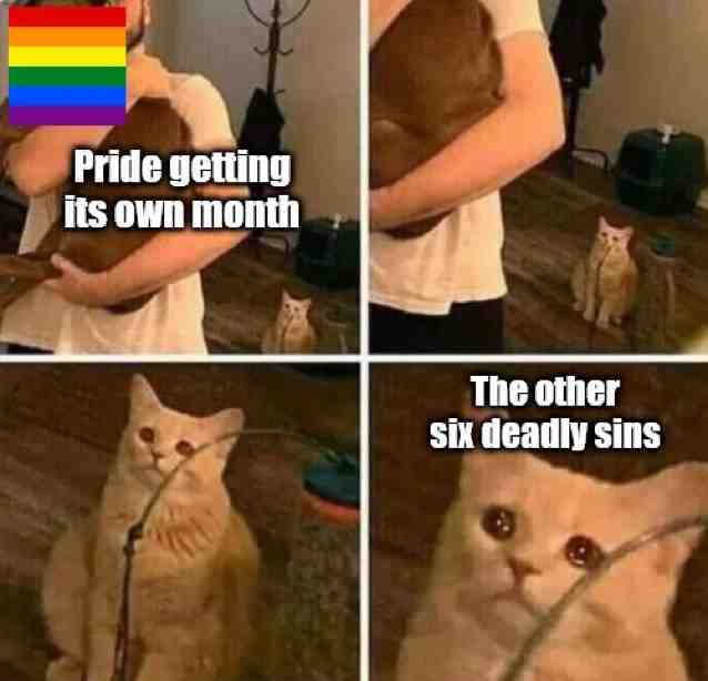 Facts. I respect LGBTs but if you honestly thinks pride deserves an MOTHAFUCKIN MONTH, get off my life