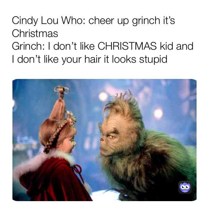 Don’t be a grinch guys