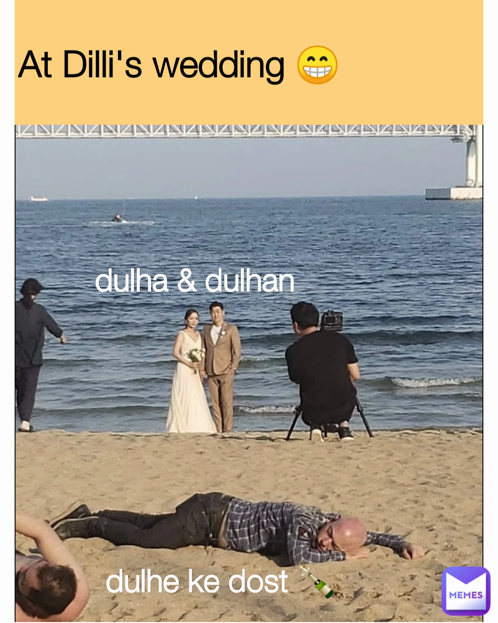 dulhe ke dost 🍾 dulha & dulhan  At Dilli's wedding 😁