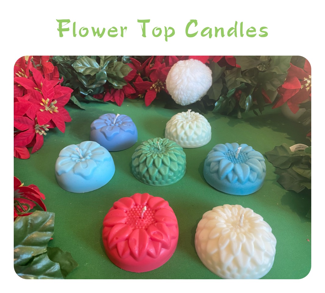 Flower Top Candles 