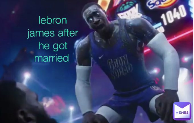 lebron james after he got married 