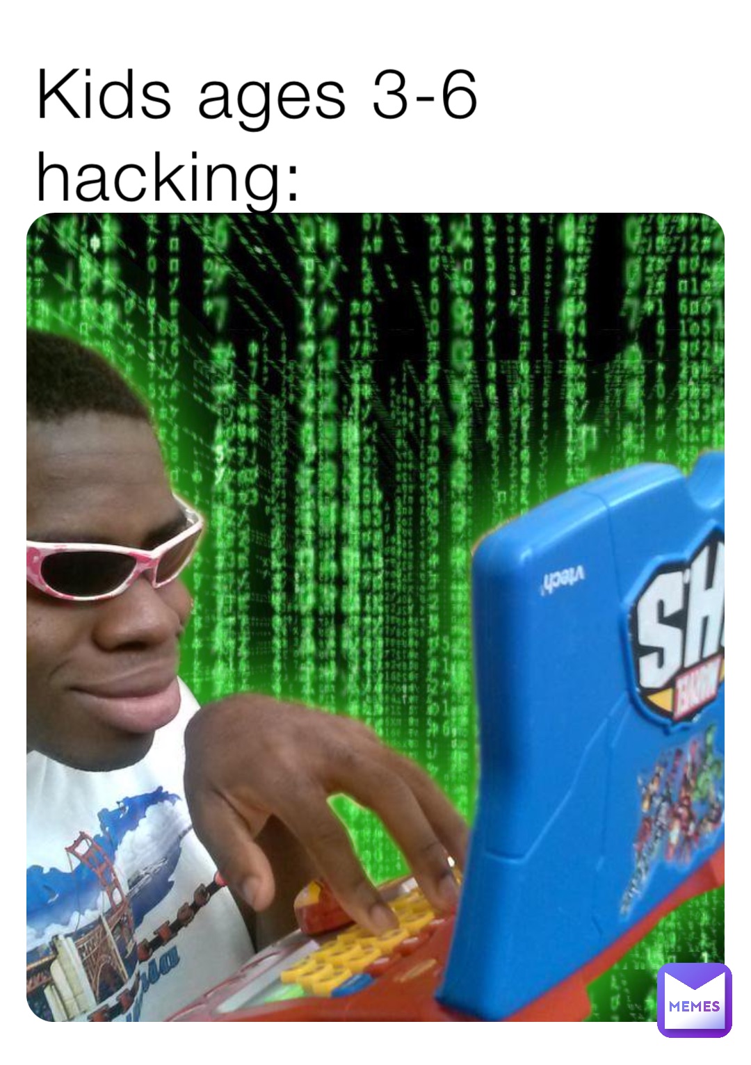 Kids ages 3-6 hacking: