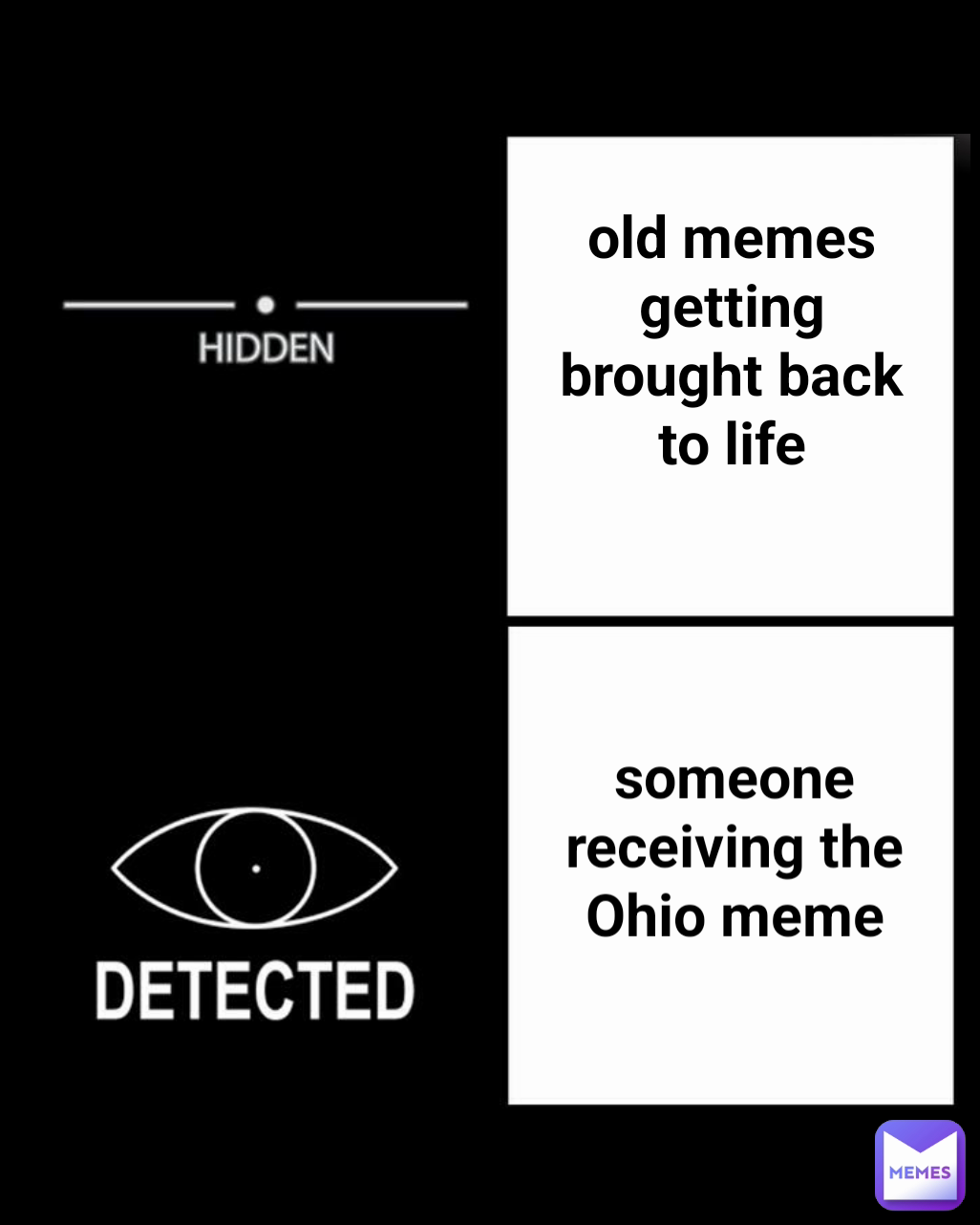 old memes getting brought back to life someone receiving the Ohio meme