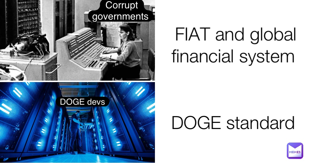 FIAT and global financial system DOGE standard Corrupt governments DOGE devs