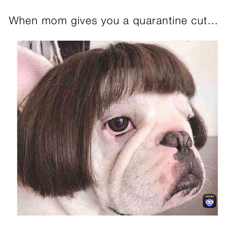 When mom gives you a quarantine cut...