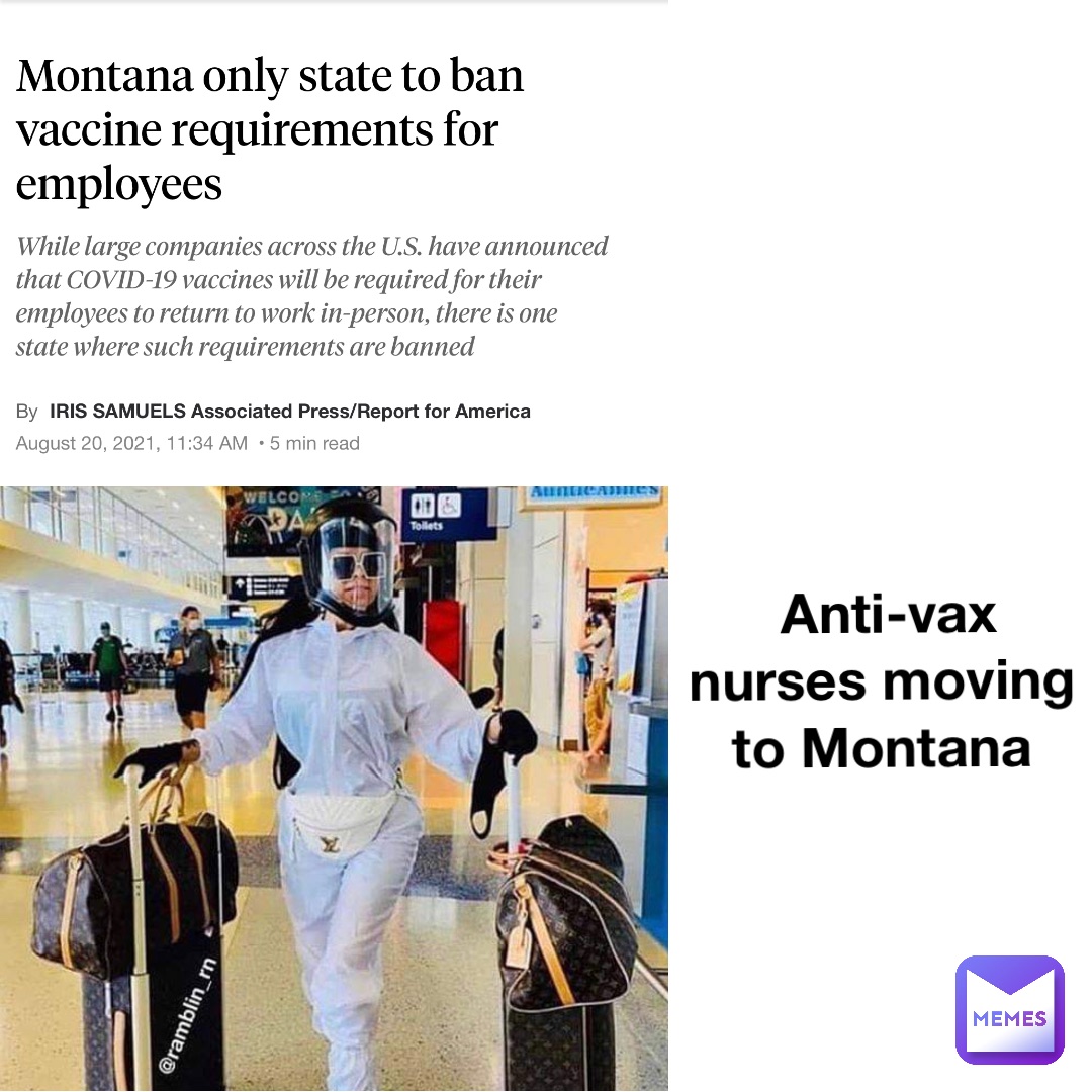 Double tap to edit Anti-vax nurses moving to Montana