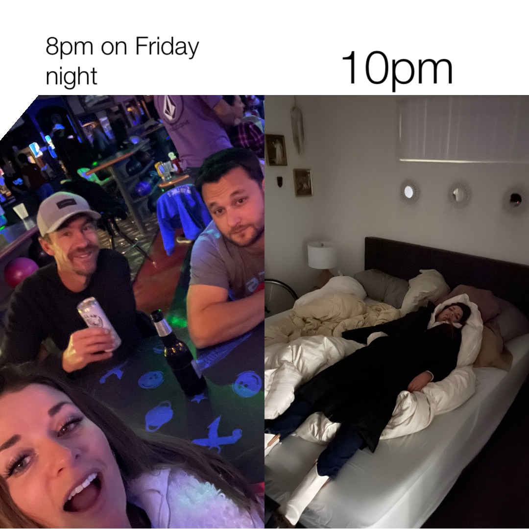 8pm on Friday night 10pm