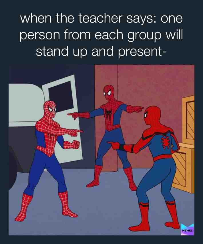 Luckily I was never the one who presented.😌 #relatable #meme #school #2020 #teacher