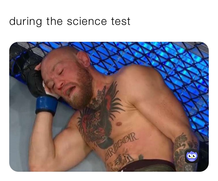 during the science test