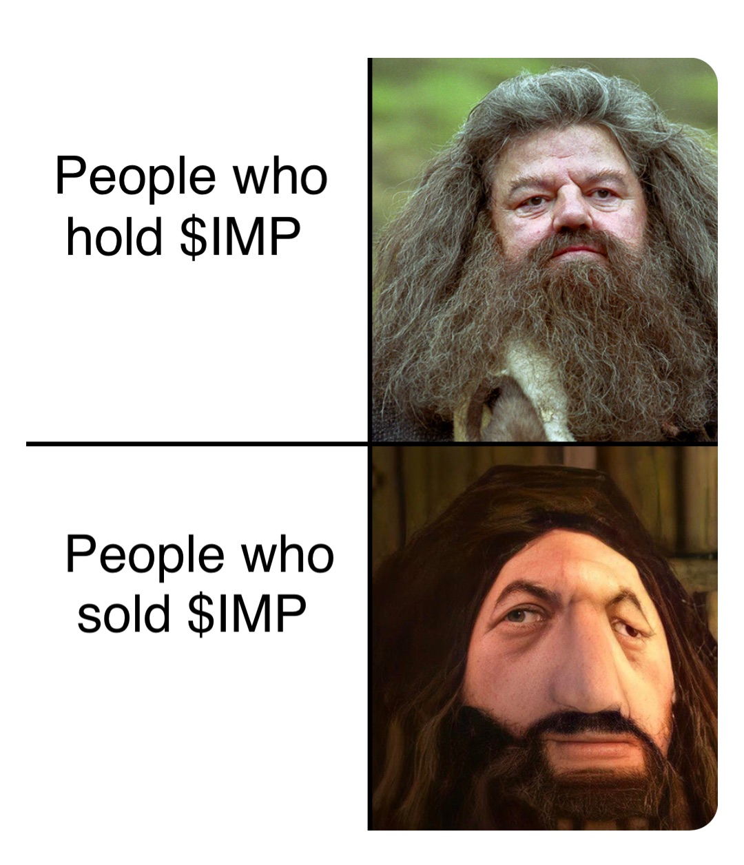 People who hold $IMP People who sold $IMP